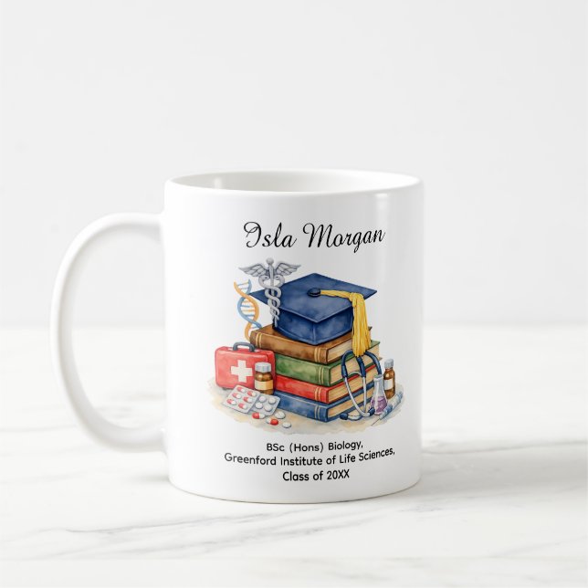 🎓Life Sciences Achievement Graduation Mug (Left)