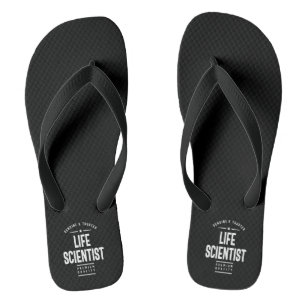 Life Scientist Job Title Gift Jandals