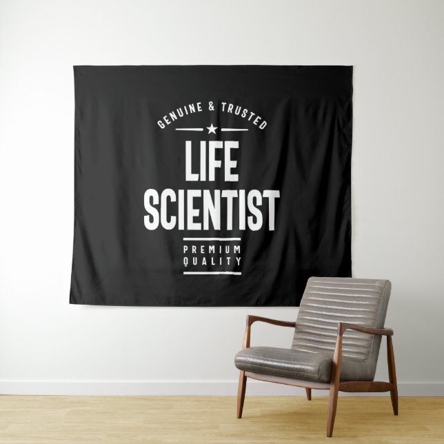 Life Scientist Job Title Gift Tapestry (In Situ (Horizontal))
