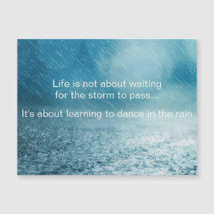 Life Struggles Inspirational Quote Rain Photograph
