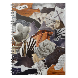 life style Atmosphere colour grey, brown, black an Notebook