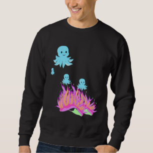 Life Turtule Fish Starfish Jellyfish Sweatshirt