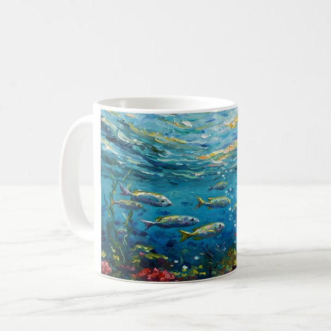 Life Under The Sea Coffee Mug (Front Left)