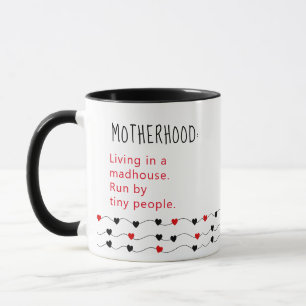 Life with Little People Motherhood Quotes Mug