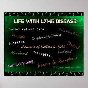 Life with Lyme Disease Poster