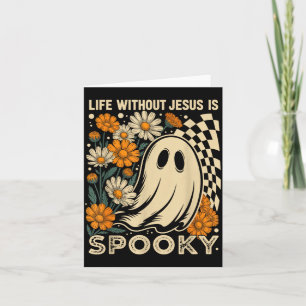 Life Without Jesus Is Soky Floral Christian Hallow Card