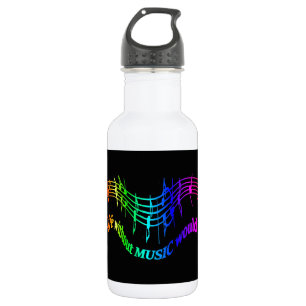 Life without Music would B Flat Humour Quote 532 Ml Water Bottle