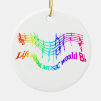 Life without Music would b flat Humour Quote