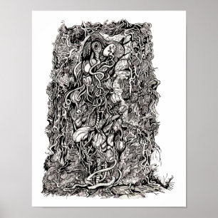 Life Without Skin, by Brian Benson Poster