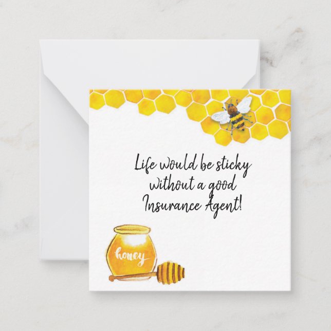 Life Would be Sticky Business Card (Front)