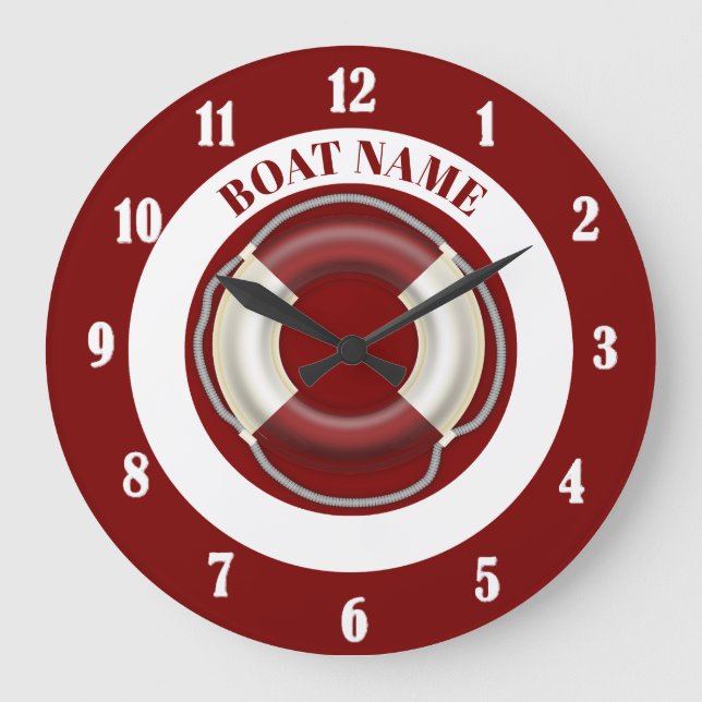 Lifebuoy Large Clock (Front)