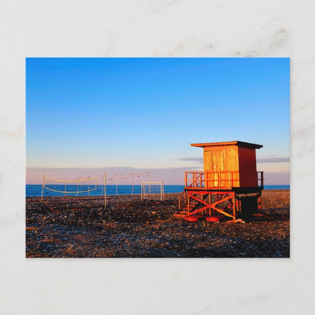 Lifeguard Cabin Postcard (Front)
