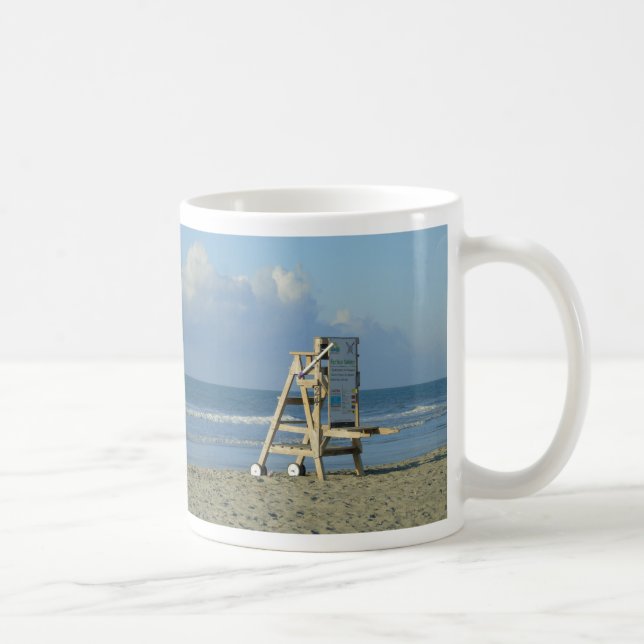 Lifeguard Chair At Folly Coffee Mug (Right)
