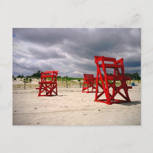 Lifeguard Chairs Postcard (Front)