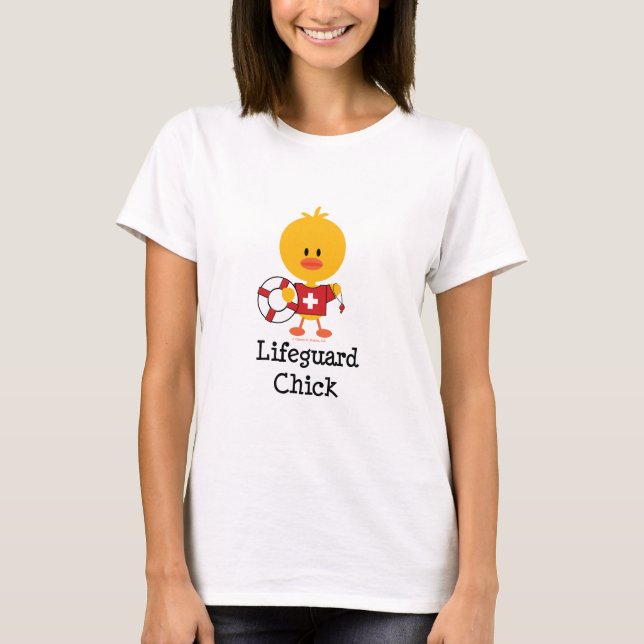 Lifeguard Chick T shirt (Front)