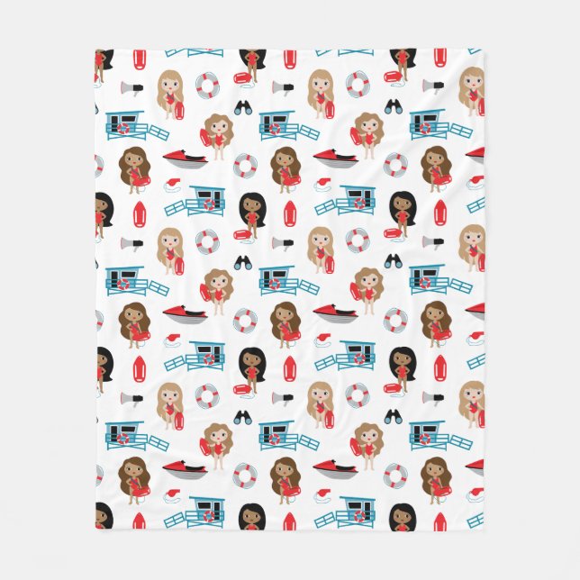 Lifeguard Fleece Blanket (Front)