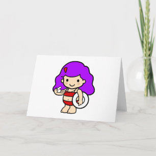 Lifeguard girl 2 card