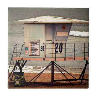 Lifeguard House Huntington Beach Tile