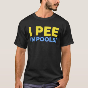 Lifeguard  I Pee In Pools  Swimmer T-Shirt