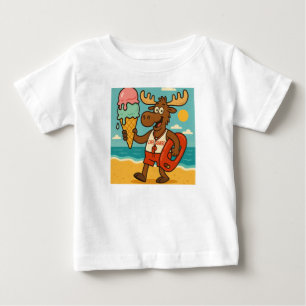 Lifeguard on Ice Cream Duty – Funny Summer  Baby T-Shirt
