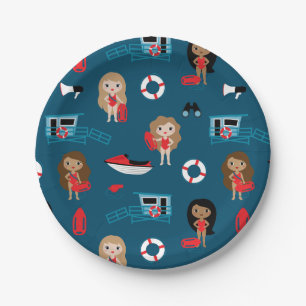 Lifeguard Paper Plates