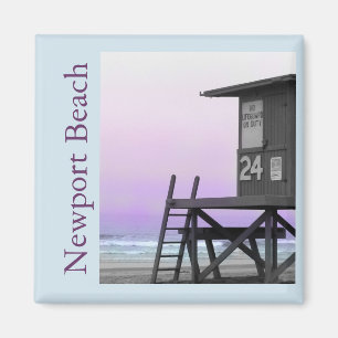 Lifeguard Tower Newport Beach Magnet