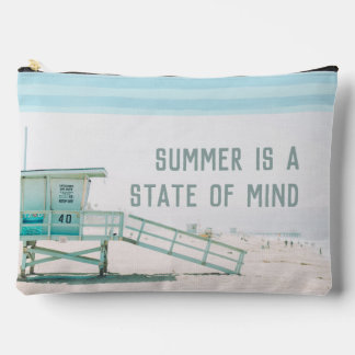Lifeguard Tower Summer State of Mind  Accessory Pouch
