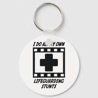 Lifeguarding Stunts Key Ring
