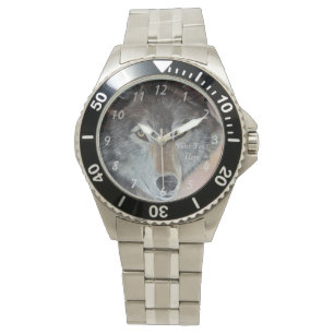 lifelike wildlife portrait of grey wolf watch