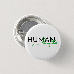 Lifeline to Human Rights 3 Cm Round Badge