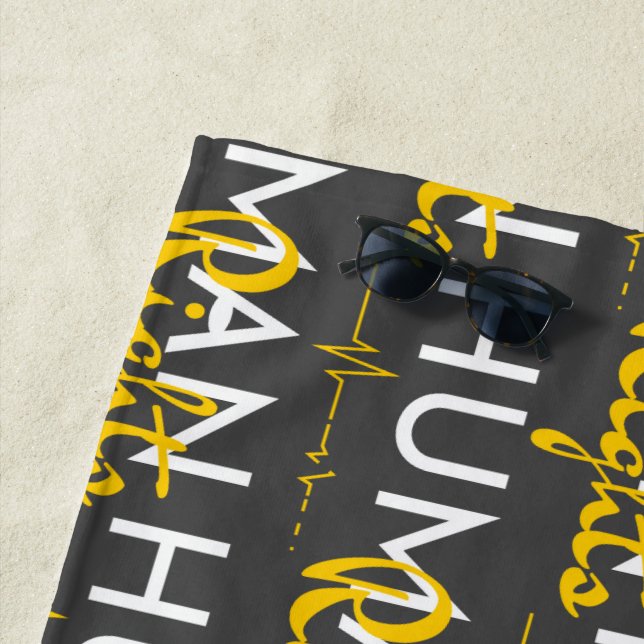 Lifeline to Human Rights Beach Towel (In Situ)