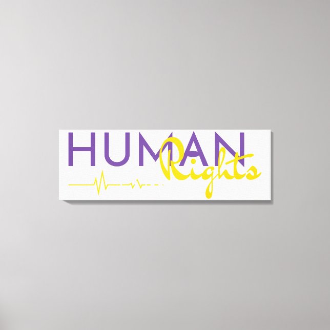 Lifeline to Human Rights Canvas Print (Front)