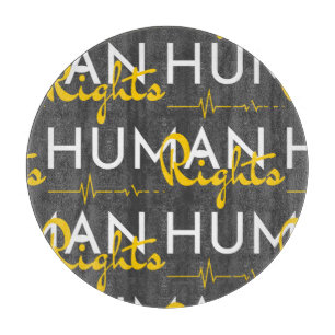 Lifeline to Human Rights Cutting Board