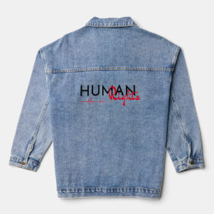 Lifeline to Human Rights Denim Jacket