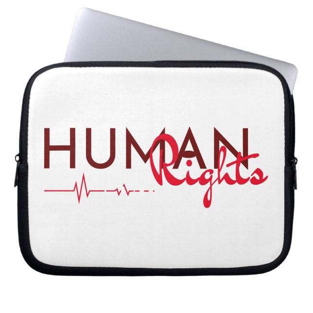 Lifeline to Human Rights Laptop Sleeve (Front)