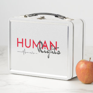 Lifeline to Human Rights Metal Lunch Box