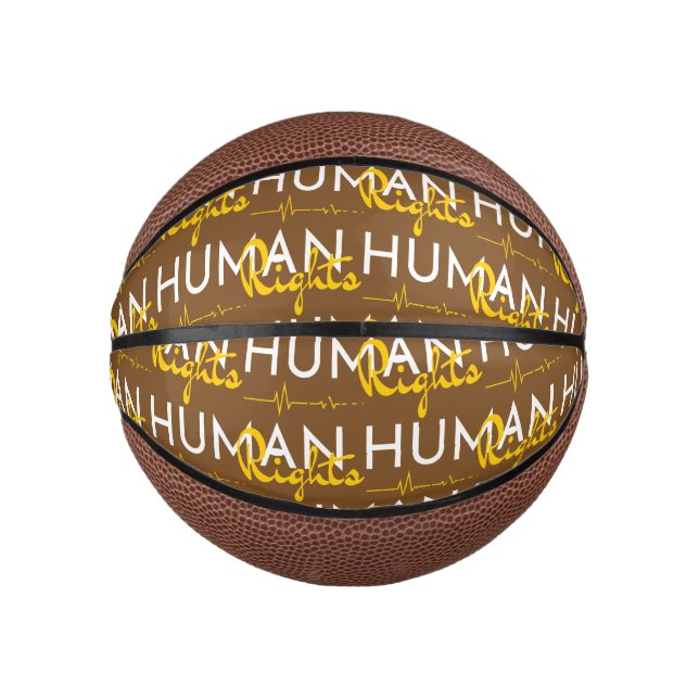 Lifeline to Human Rights Mini Basketball (Front)