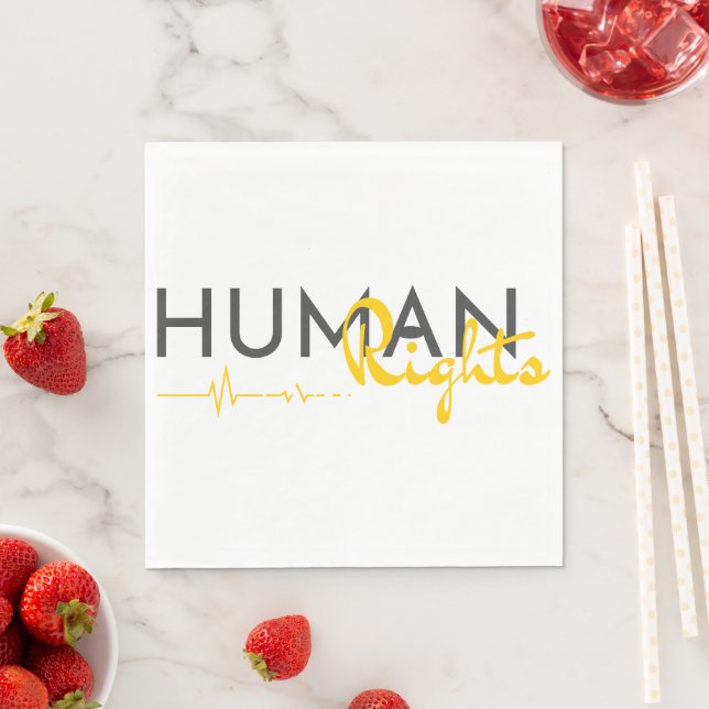 Lifeline to Human Rights Napkin (Insitu)