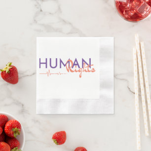 Lifeline to Human Rights Napkin