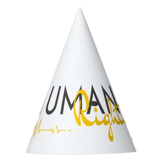 Lifeline to Human Rights Party Hat (Front)