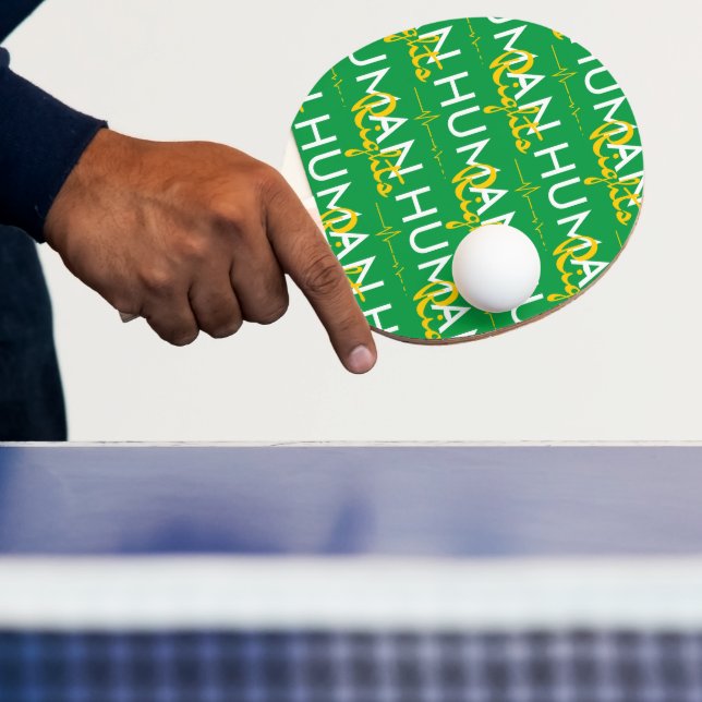 Lifeline to Human Rights Ping Pong Paddle (Insitu)
