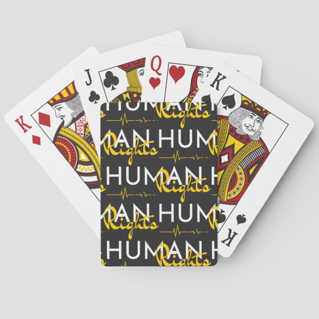 Lifeline to Human Rights Playing Cards (Back)