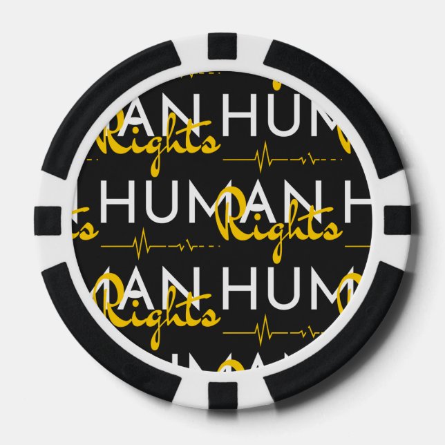 Lifeline to Human Rights Poker Chips (Front)