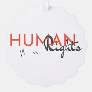 Lifeline to Human Rights Tree Decoration Card