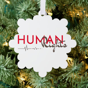 Lifeline to Human Rights Tree Decoration Card