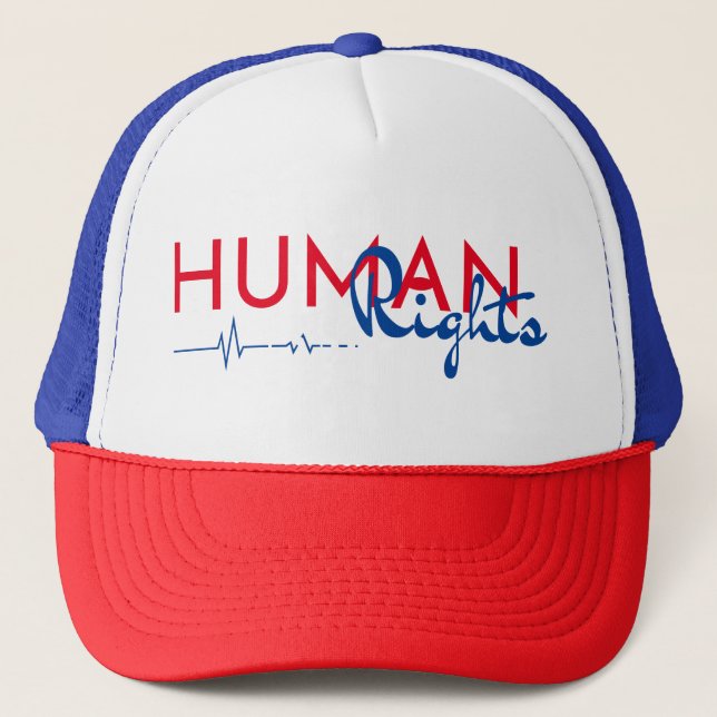 Lifeline to Human Rights Trucker Hat (Front)