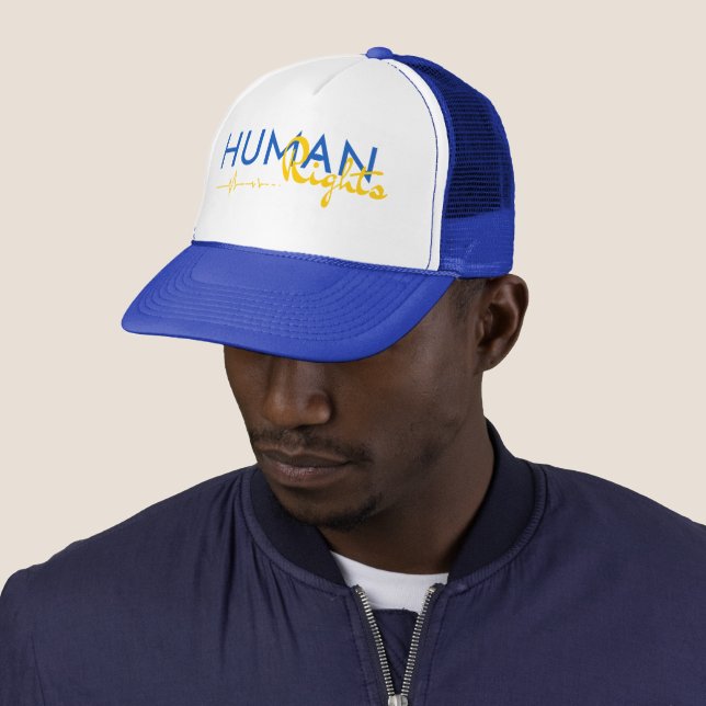 Lifeline to Human Rights Trucker Hat (In Situ)