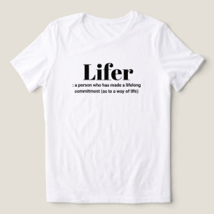 "Lifer" definition T-Shirt Tri-Blend Shirt