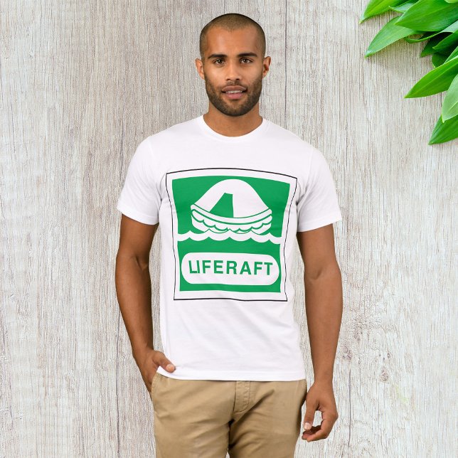 Liferaft Sign Mens T-Shirt (Creator Uploaded)