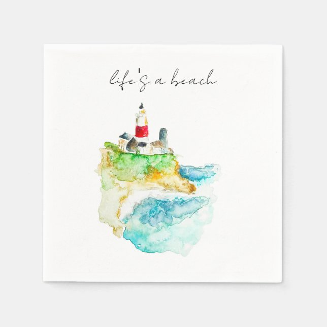 Life's a Beach Napkin (Front)